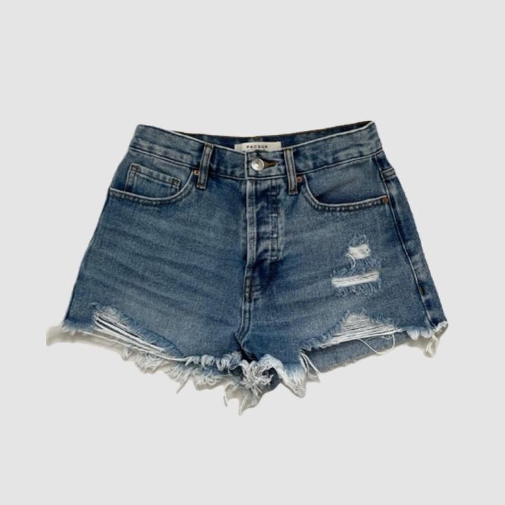 Denim Distressed Women Shorts